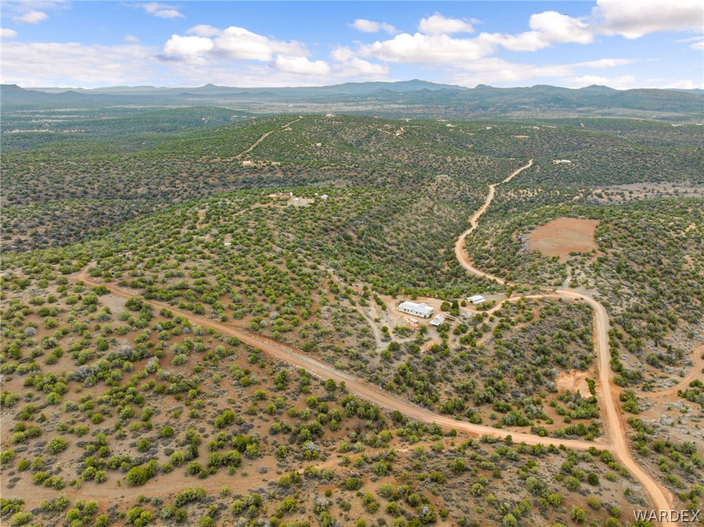 3894 North Lookout Canyon Road Kingman, AZ 86401 - Photo 48 of 64 Overview of rural landscape featuring a mountain backdrop