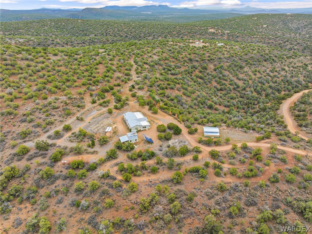 3894 North Lookout Canyon Road Kingman, AZ 86401 - Photo 54 of 64 View of rural area with a desert landscape and a mountainous background