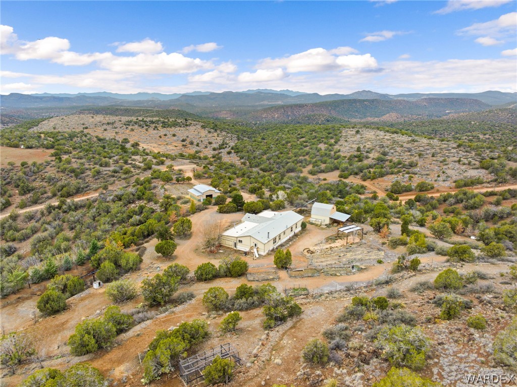 3894 North Lookout Canyon Road Kingman, AZ 86401 - Photo 58 of 64 Overview of rural landscape with a mountain backdrop