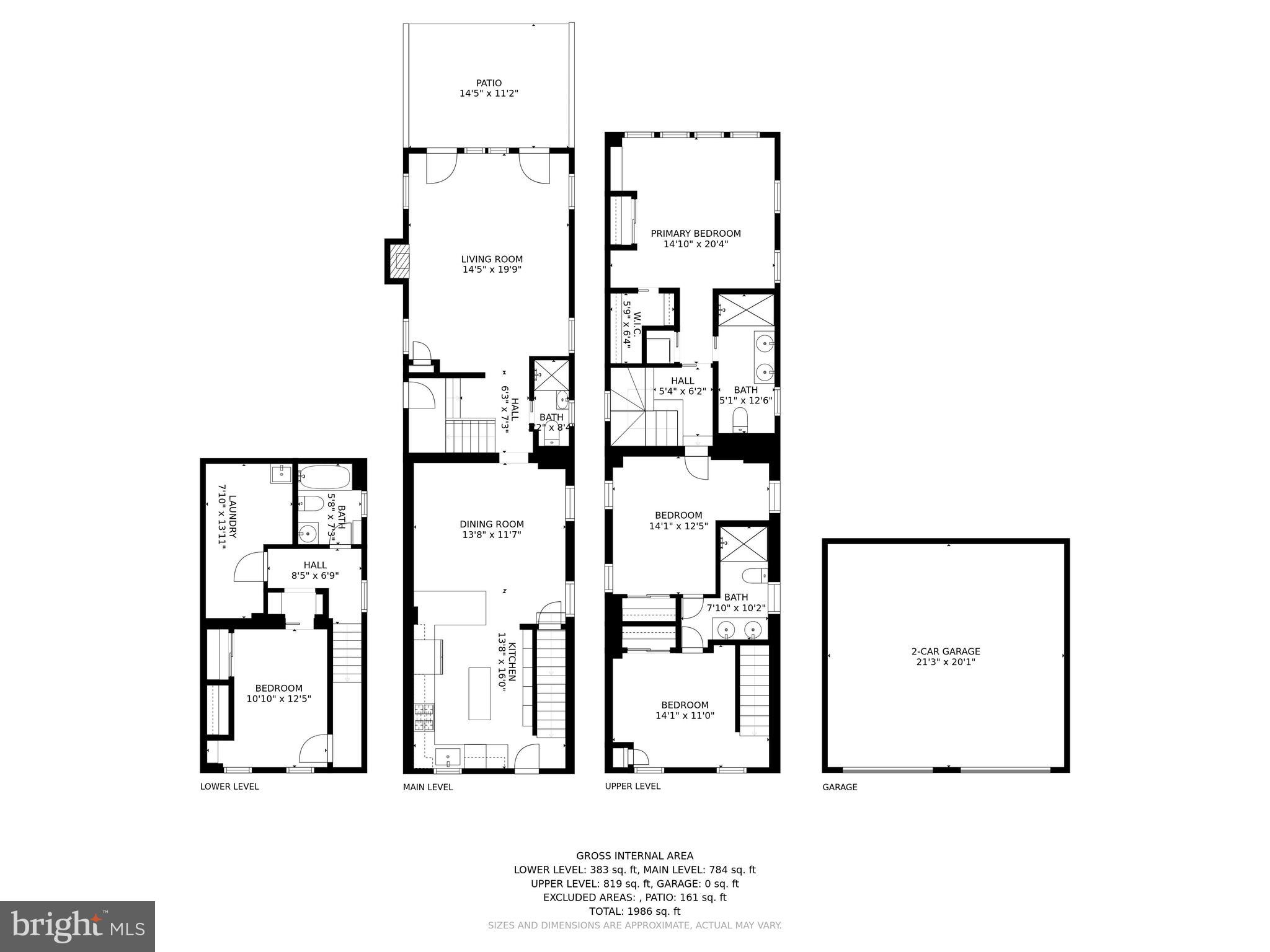 3255 P Street Northwest Washington, DC 20007 - Photo 19 of 19 Floor Plan