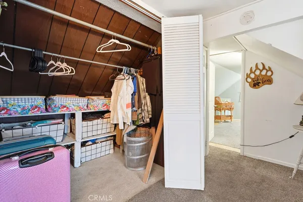 a view of storage and utility room