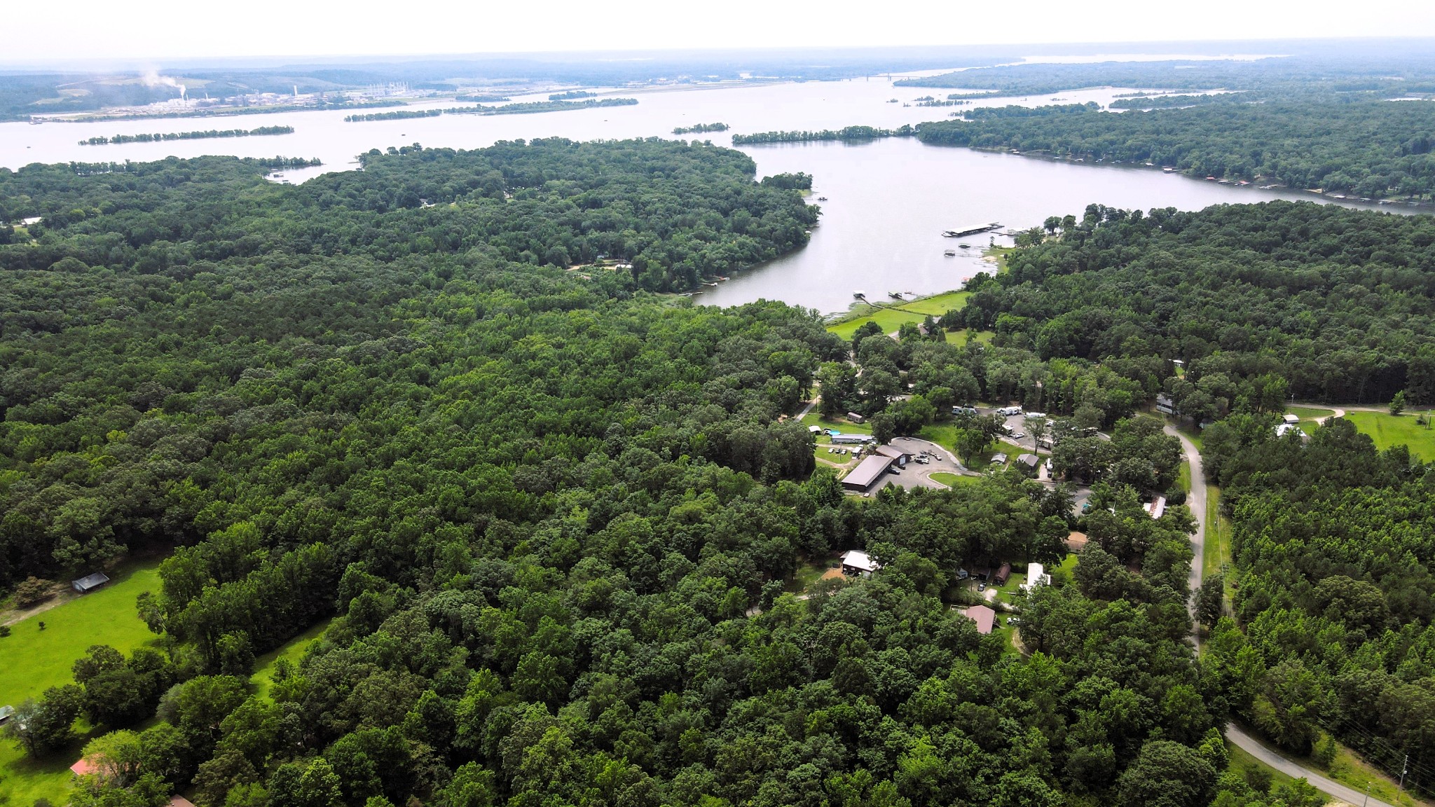 5013 Eva Road Camden, TN 38320 - Photo 30 of 37 a view of a city and a lake