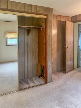 a view of closet area