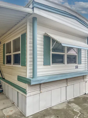 an outdoor space with swimming pool
