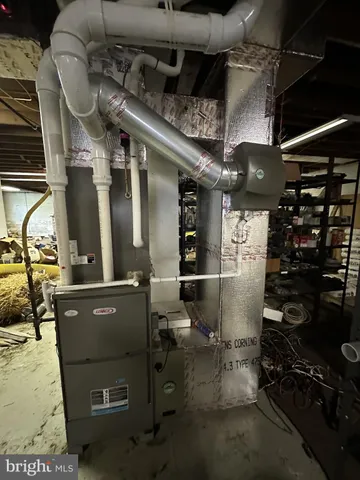 a close view of water heater room