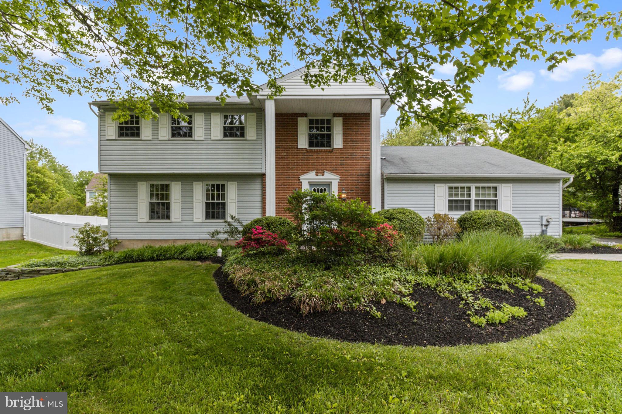 994 Roelofs Road Yardley, PA 19067 - Photo 2 of 34 Exterior front w professional landscaping
