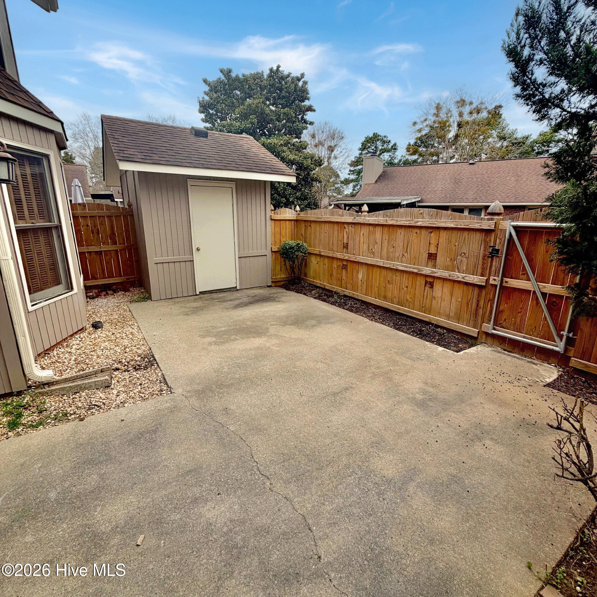 1849 Quail Ridge Road, Unit D Greenville, NC 27858 - Photo 21 of 22 Back Patio 2 - 1849-D Quail Ridge Rd