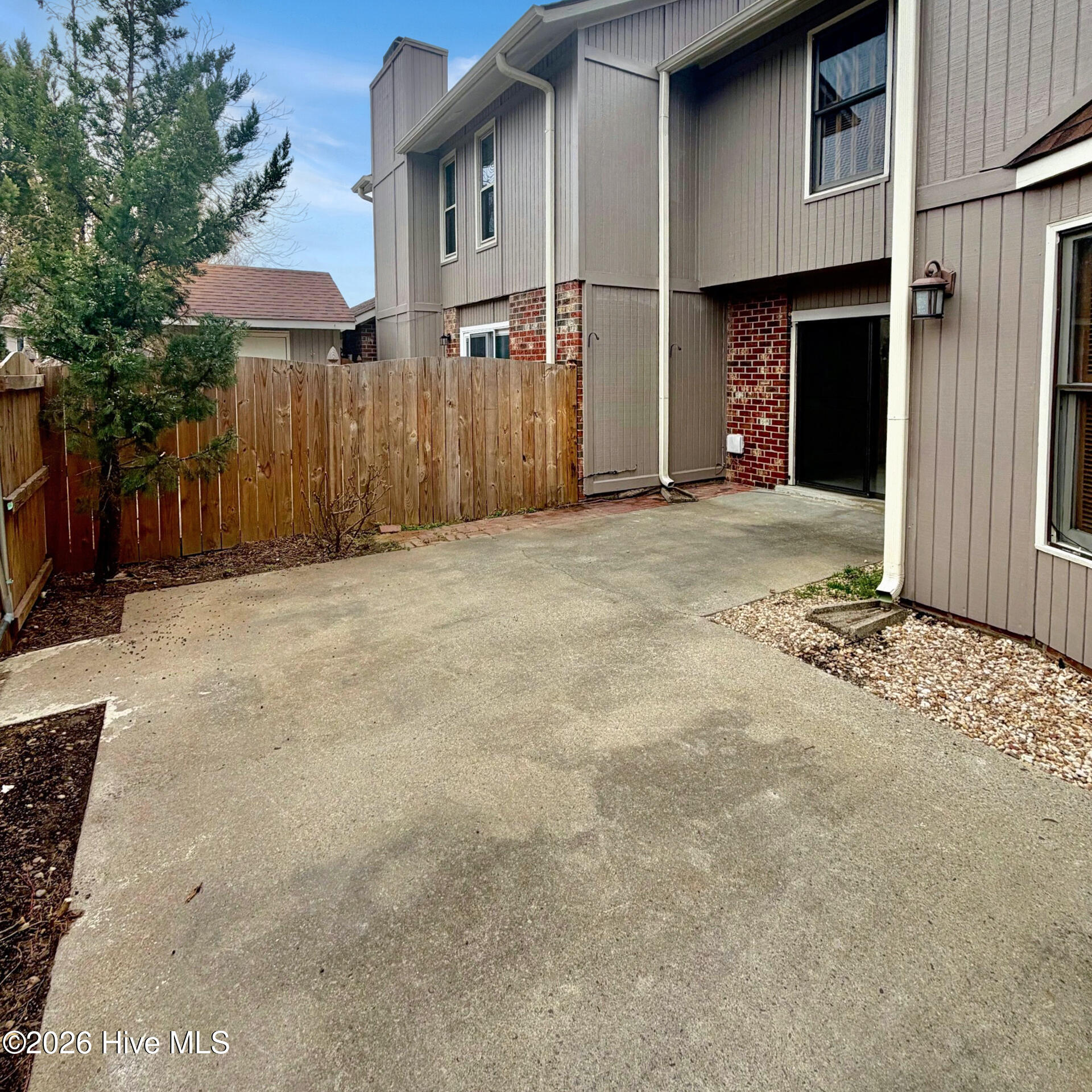 1849 Quail Ridge Road, Unit D Greenville, NC 27858 - Photo 22 of 22 Back Patio 3 - 1849-D Quail Ridge Rd