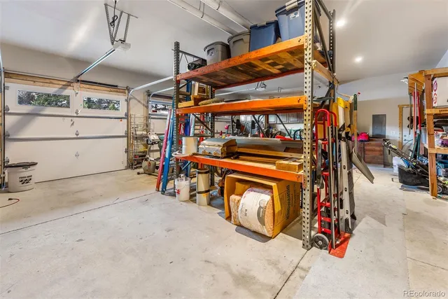 a view of storage and utility room