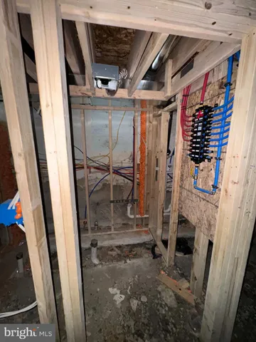 a view of storage and utility room