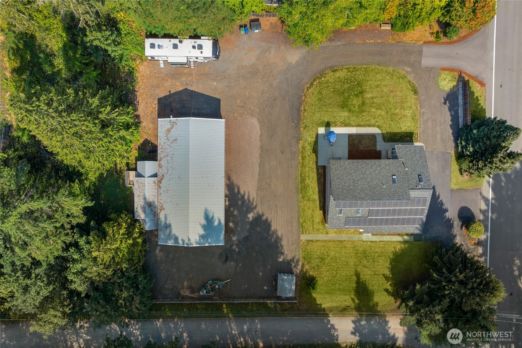 22124 49th Avenue Southeast Bothell, WA 98021 - Photo 36 of 39 an aerial view of residential house with outdoor space and swimming pool
