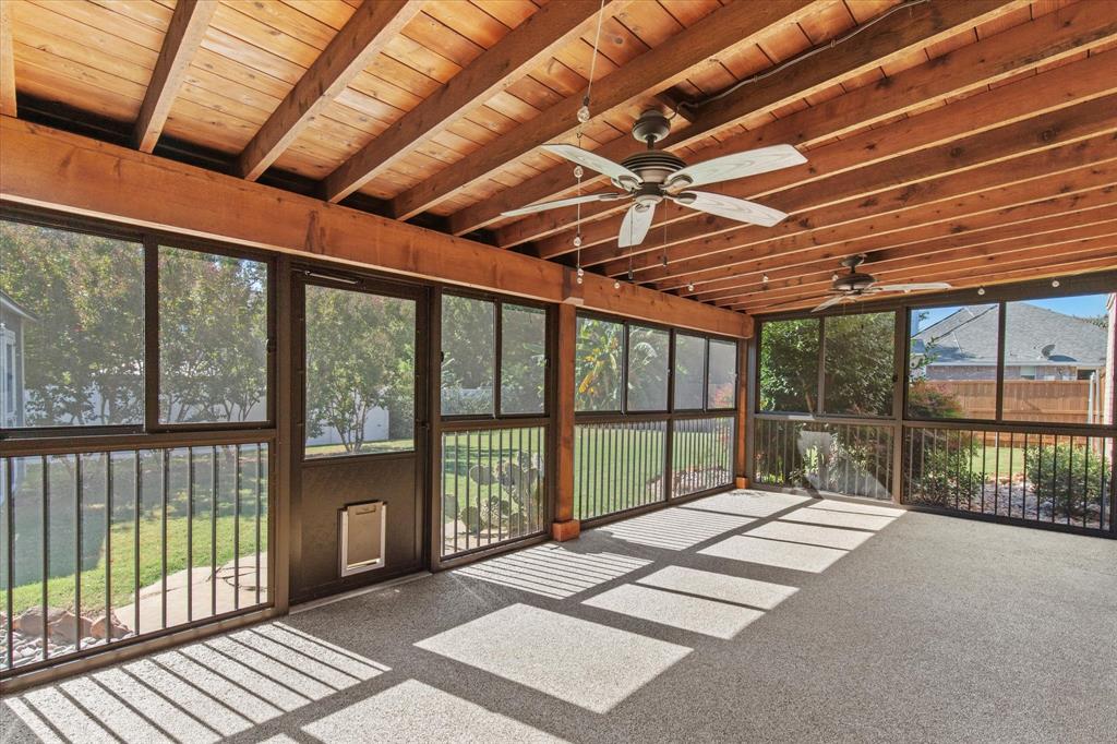 2201 Driskell Lane Corinth, TX 76210 - Photo 34 of 40 a view of balcony with wooden floor