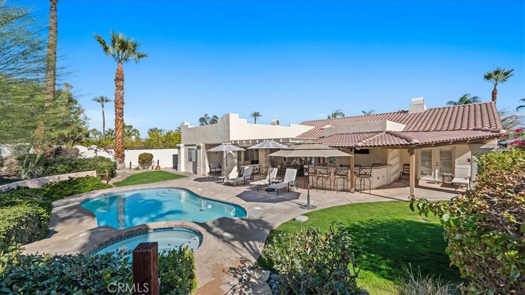71569 Sahara Road Rancho Mirage, CA 92270 - Photo 35 of 51 Backyard, Pool view 4