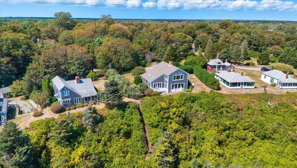 60 Smith Heights Way Eastham, MA 02642 - Photo 14 of 70 an aerial view of a house with a garden