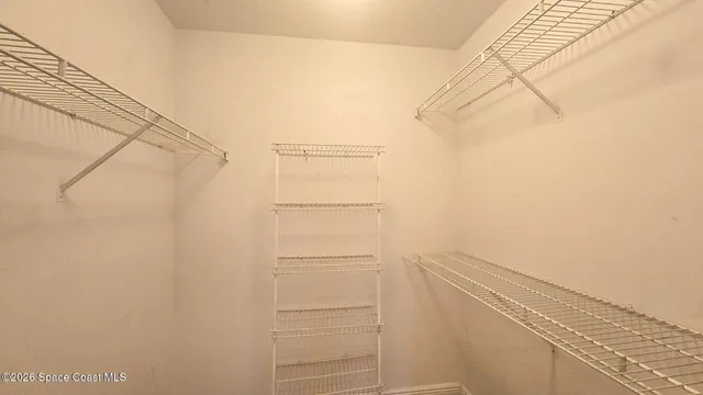 a view of walk in closet