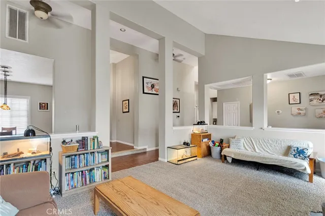 a view of a swimming pool with a porch