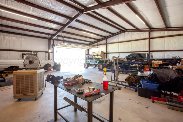 a room with storage and utility