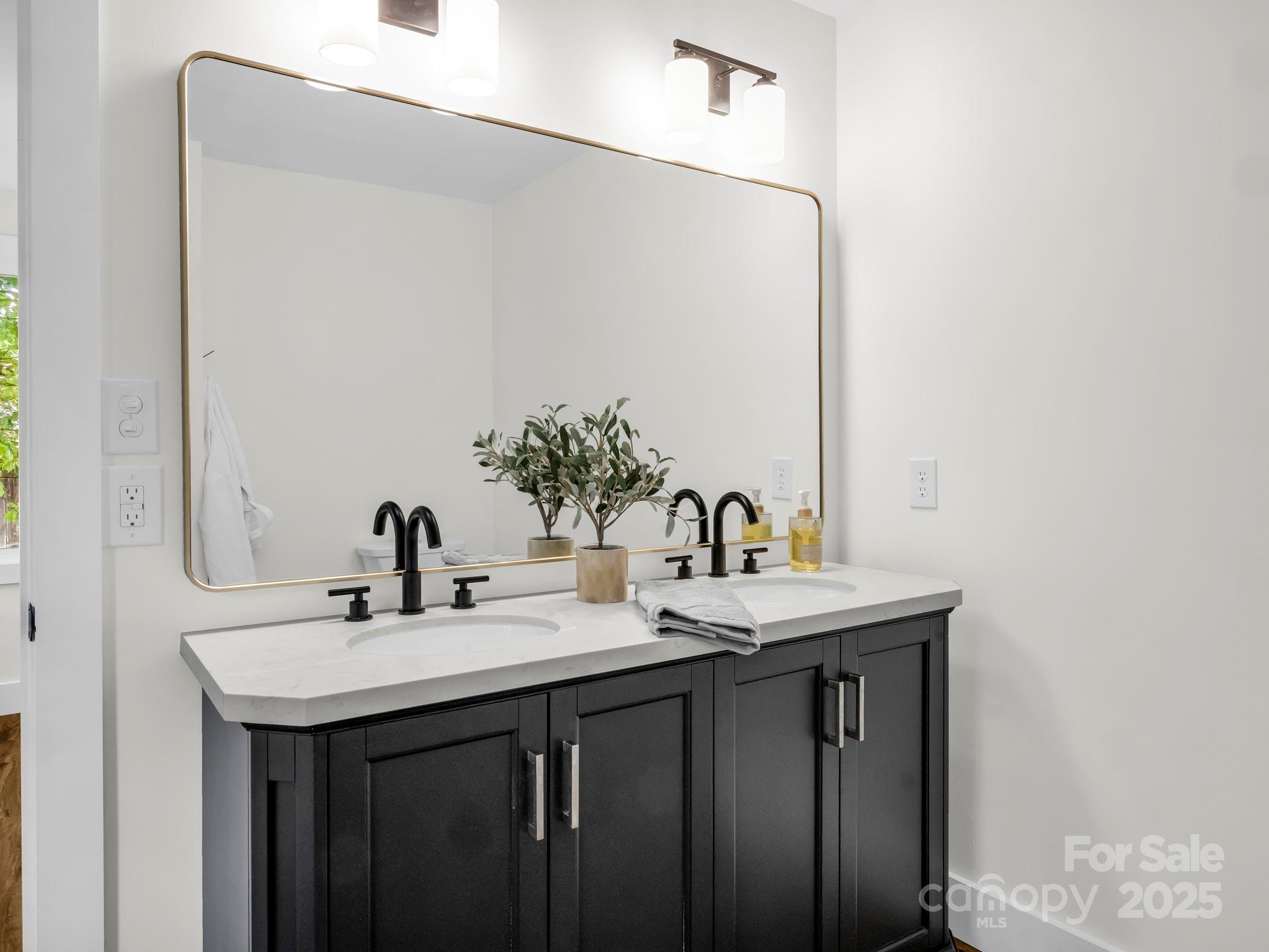 5990 South Nc 9 Highway Tryon, NC 28782 - Photo 22 of 42 a bathroom with a sink and a mirror