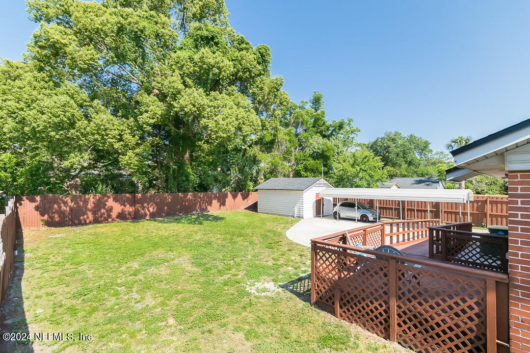 838 Old Hickory Road Jacksonville, FL 32207 - Photo 23 of 24 Back Yard View