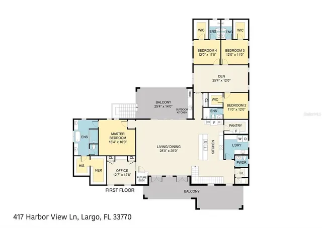 a picture of a floor plan