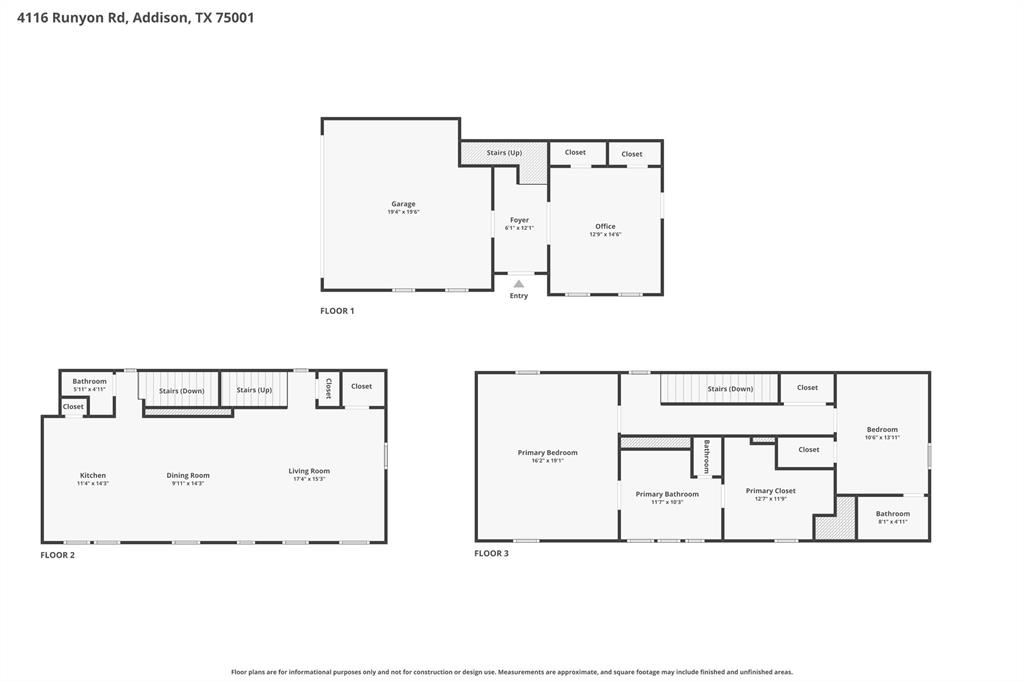 4116 Runyon Road Addison, TX 75001 - Photo 29 of 31 a black and white photo of a living room