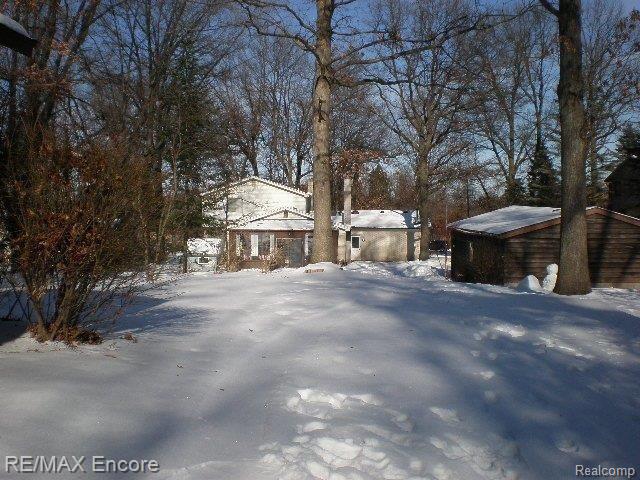 8991 Clark Road Clarkston, MI 48346 - Photo 40 of 45 BACK ELEVATION