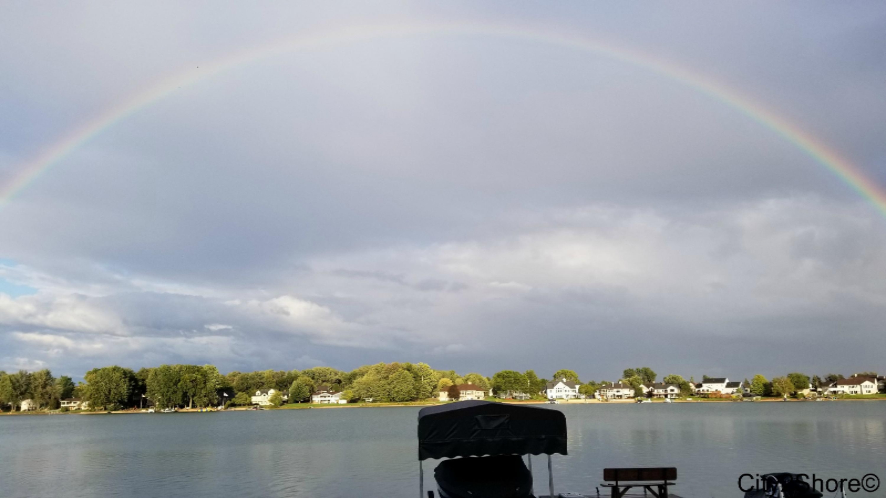 2384 Fillmore Street Jenison, MI 49428 - Photo 32 of 39 Rainbow over lake
