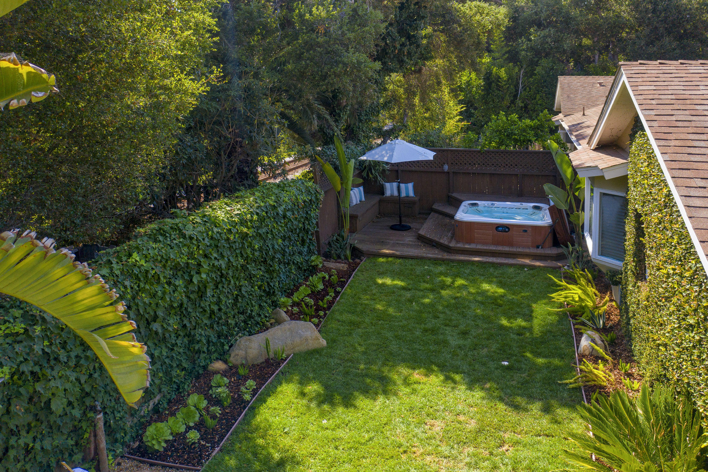 1335 B Danielson Road Santa Barbara, CA 93108 - Photo 14 of 19 14. Backyard Aerial