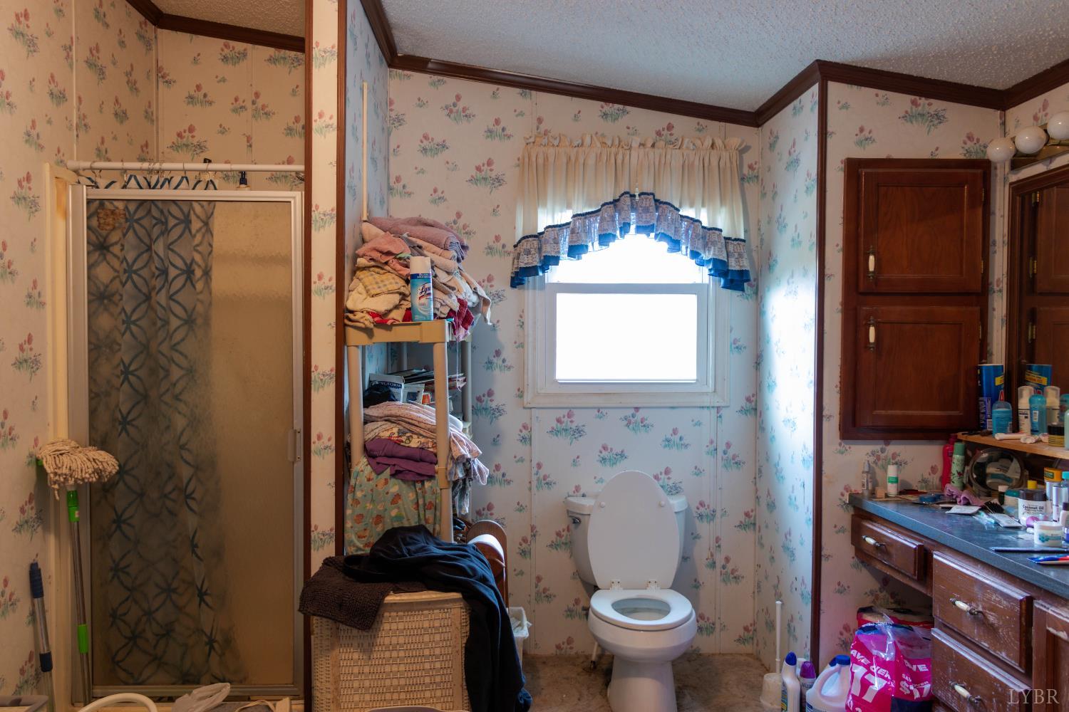 3160 Owens Mill Road Gretna, VA 24557 - Photo 22 of 59 a bathroom with a toilet and a shower