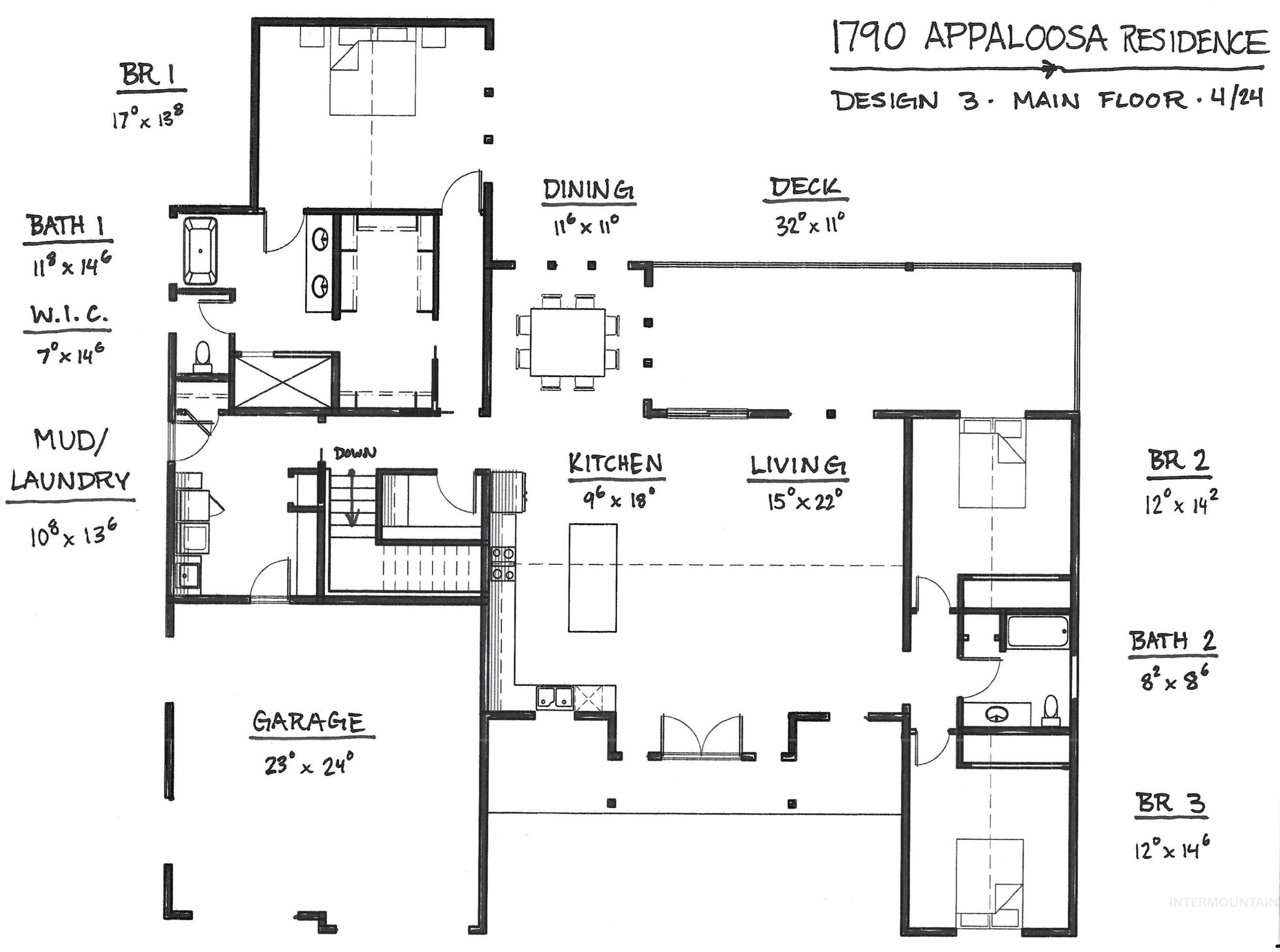 1790 Appaloosa Road Moscow, ID 83843 - Photo 4 of 5 Floor plan