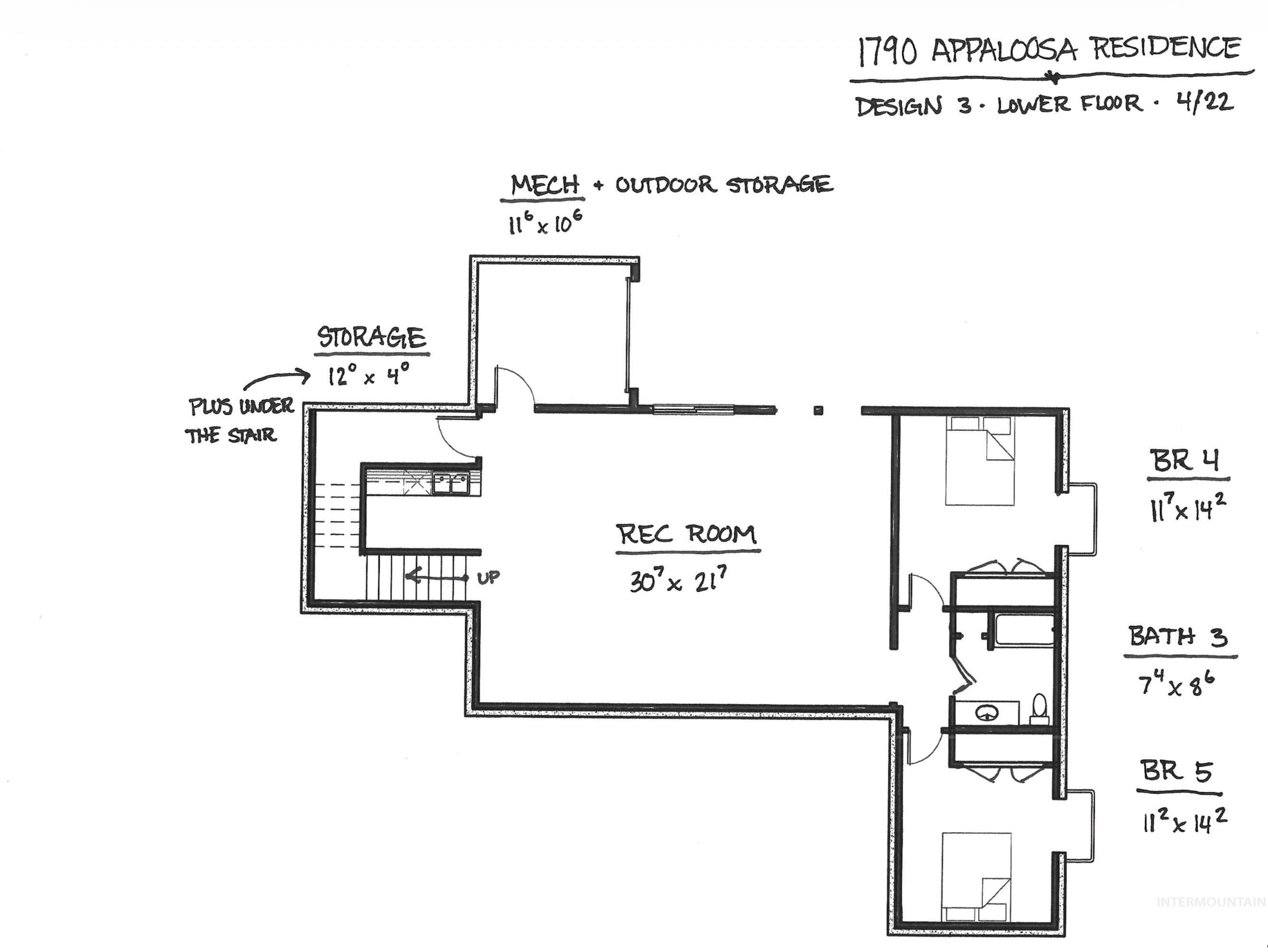 1790 Appaloosa Road Moscow, ID 83843 - Photo 5 of 5 Floor plan