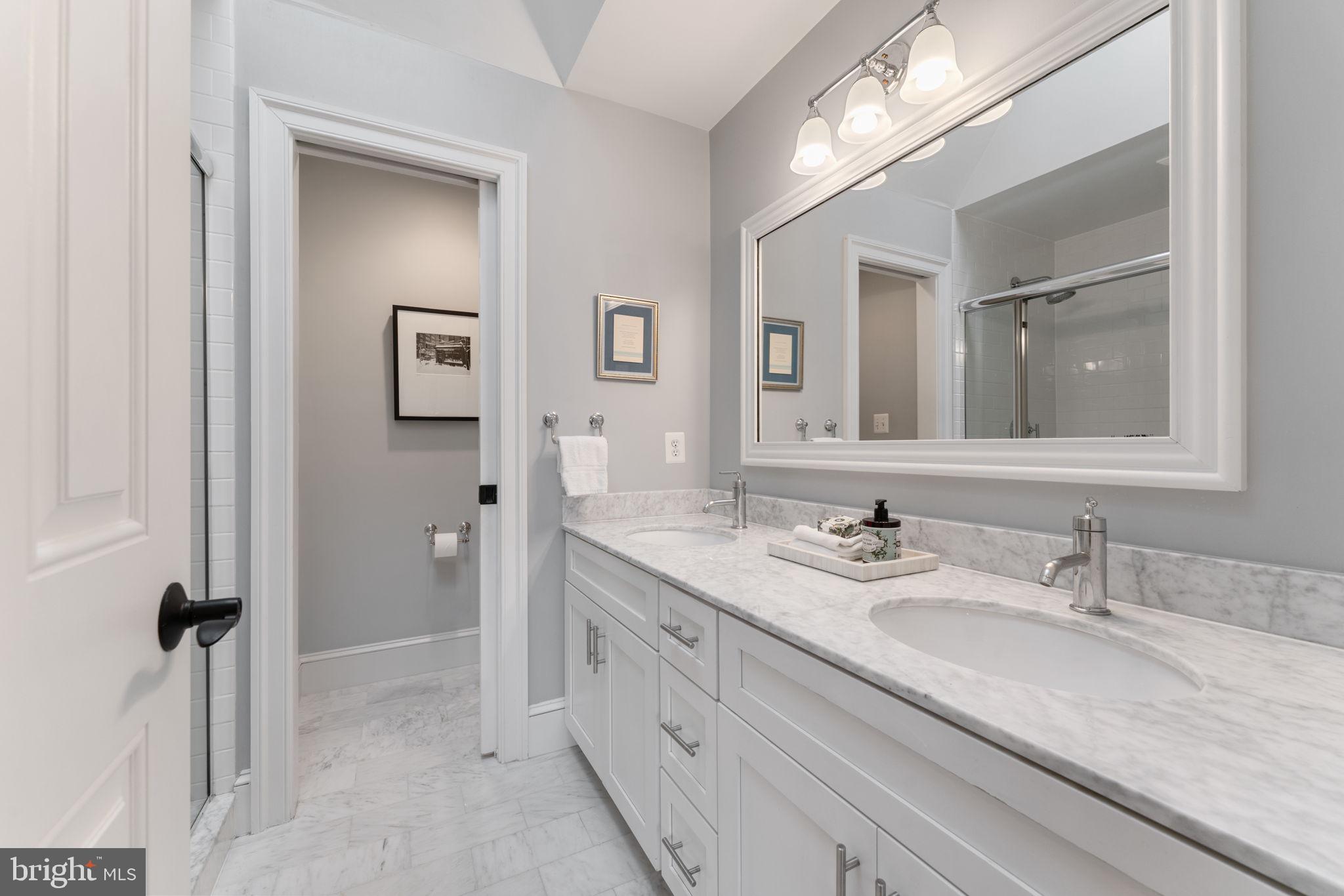 626 4th Street Northeast Washington, DC 20002 - Photo 25 of 43 Primary bathroom with double vanity