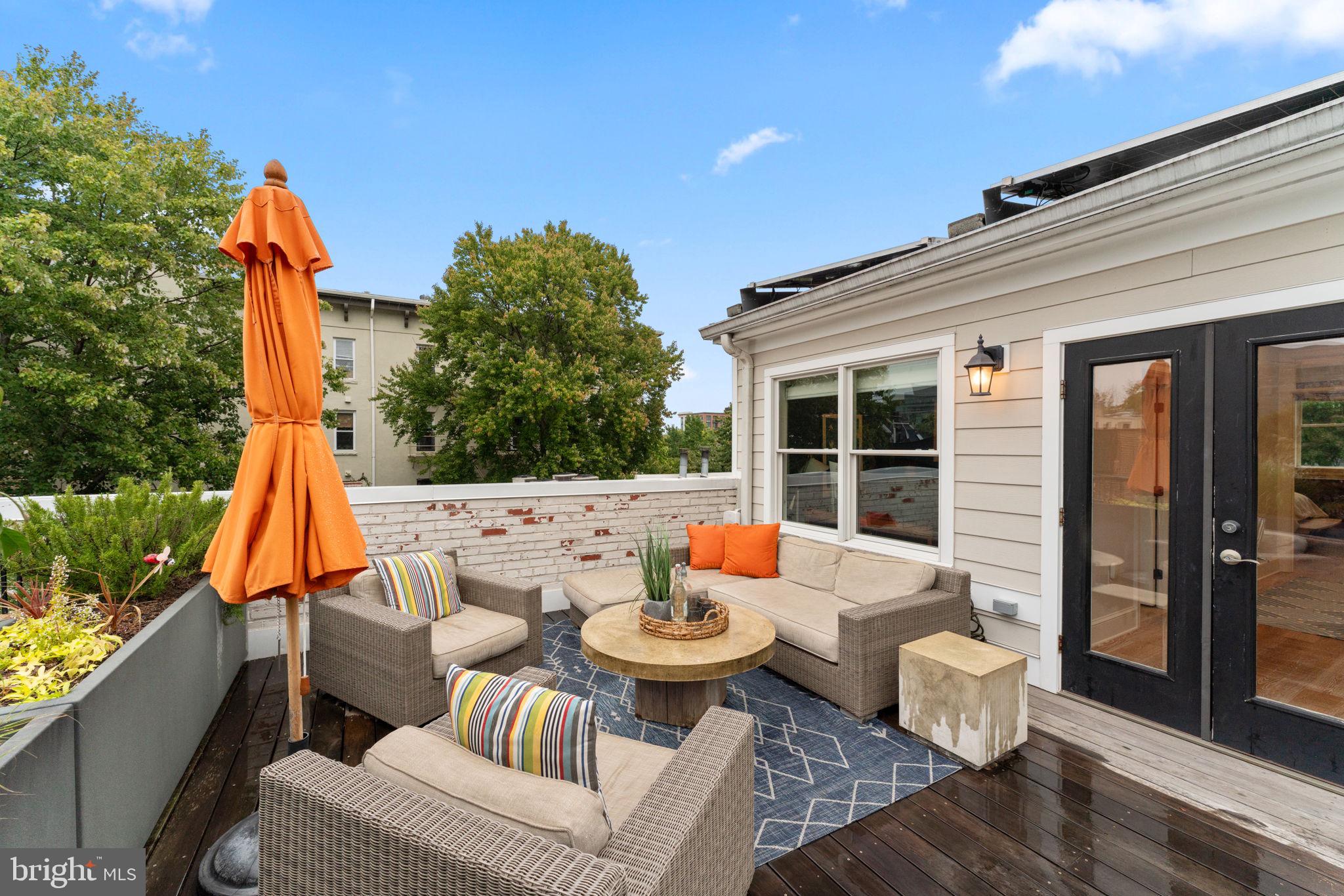 626 4th Street Northeast Washington, DC 20002 - Photo 30 of 43 Roof deck view