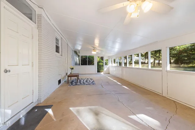 a view of a trees in front of a house
