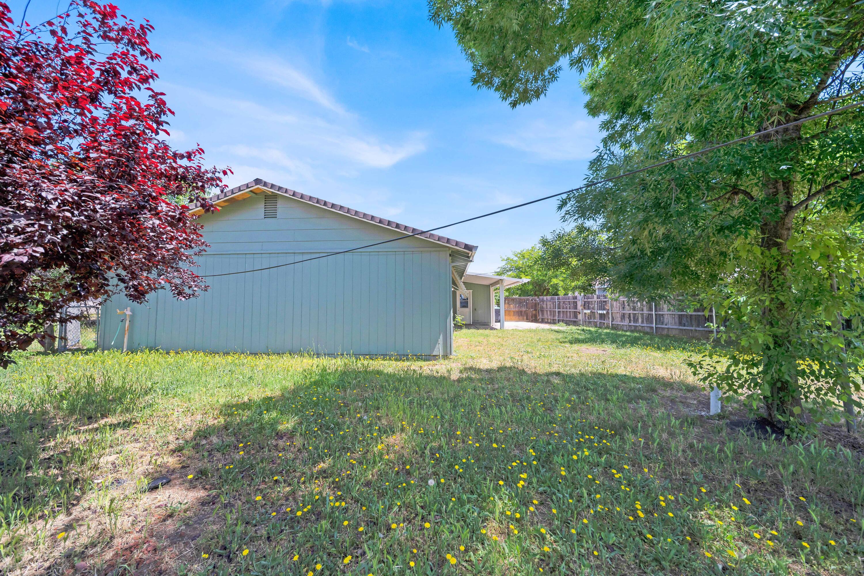1945 Luning Street Red Bluff, CA 96080 - Photo 23 of 23 a view of a backyard with large trees