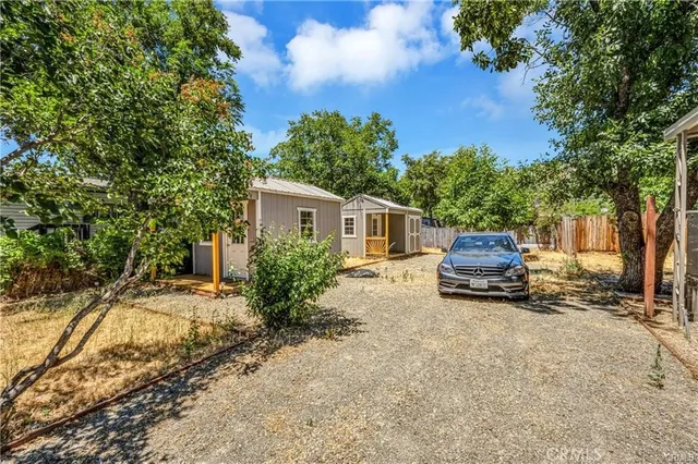 a house view with a sitting space