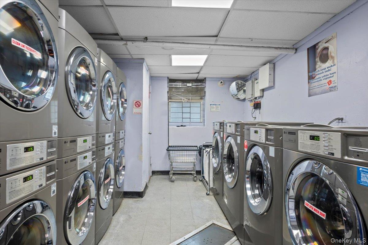 4320 Van Cortlandt Park East, Unit 4C Bronx, NY 10470 - Photo 20 of 21 a view of storage and utility room with washer and dryer