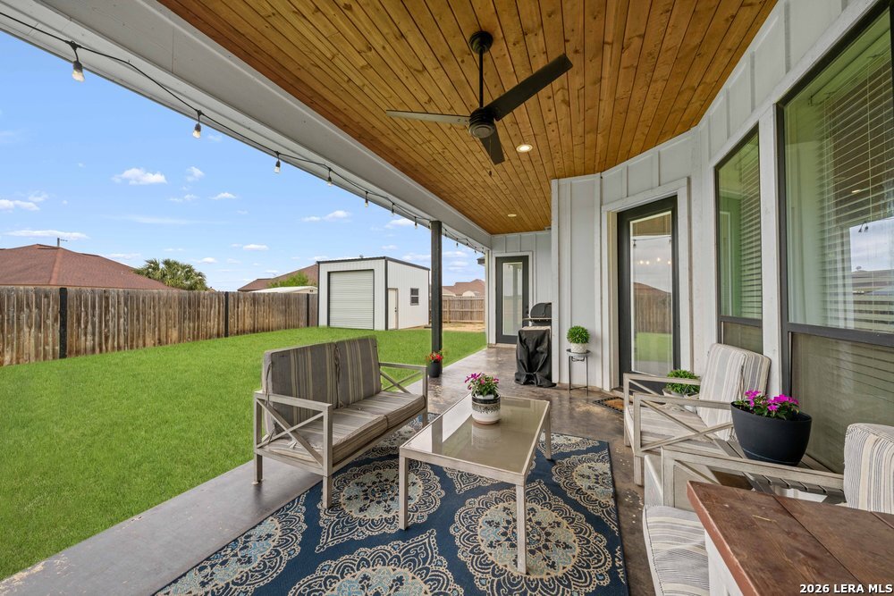 116 Park Heights Poth, TX 78147 - Photo 42 of 48 a building outdoor space with patio furniture