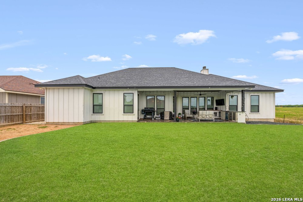 116 Park Heights Poth, TX 78147 - Photo 44 of 48 a front view of a house with a garden and porch