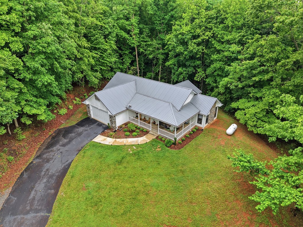 175 Crane Creek Road Young Harris, GA 30582 - Photo 40 of 40 an aerial view of a house