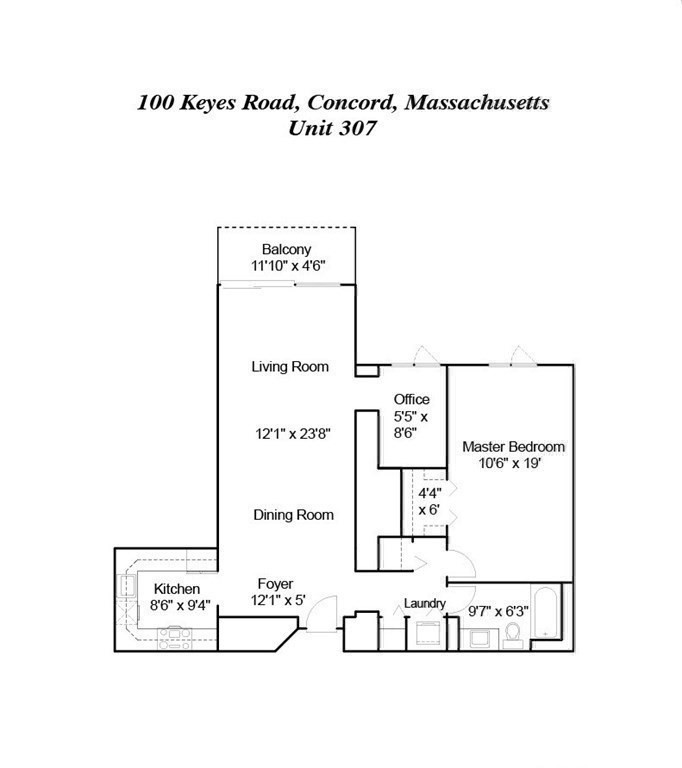 100 Keyes Road, Unit 307 Concord, MA 01742 - Photo 21 of 32