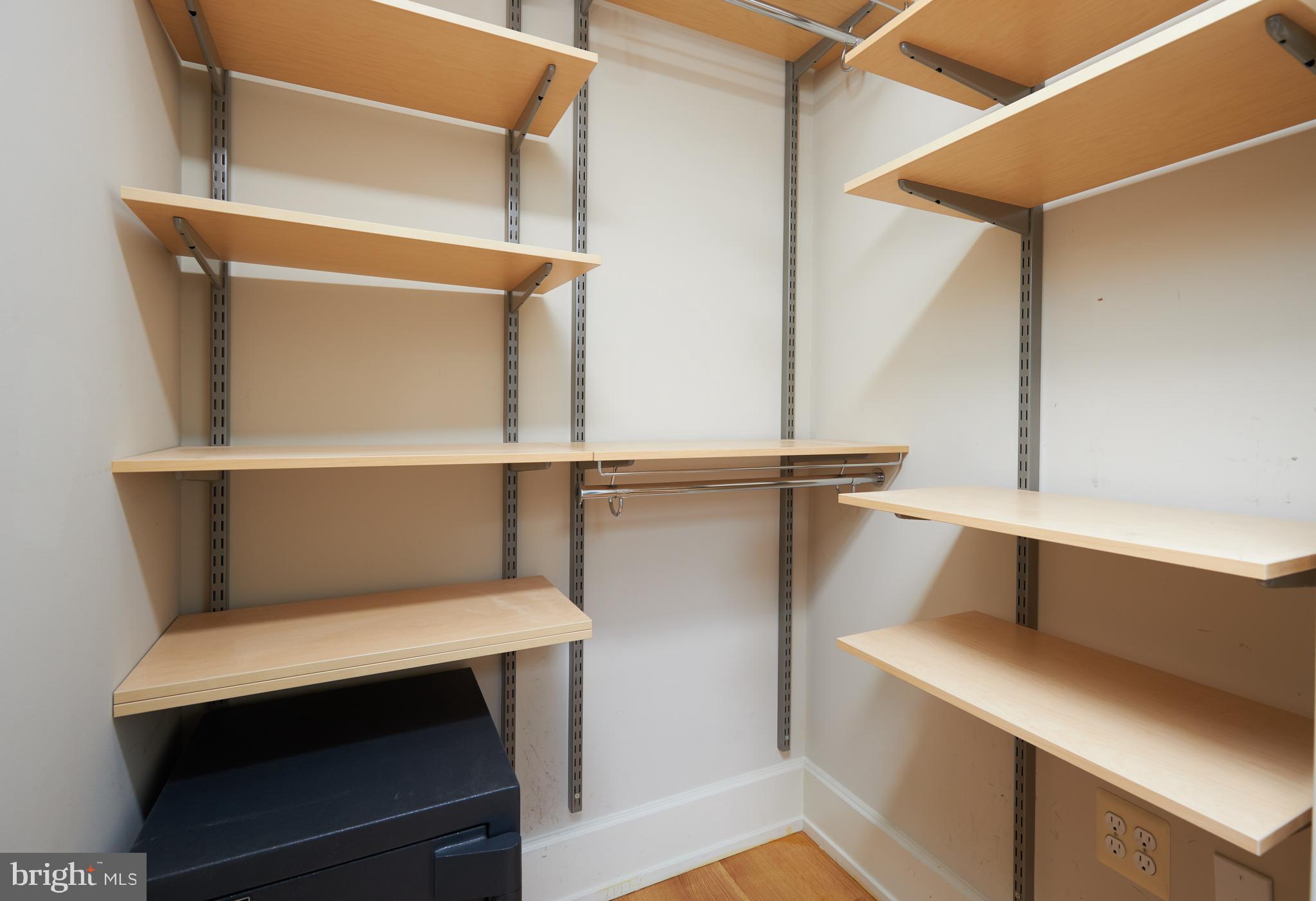 2516 Q Street Northwest, Unit Q202 Washington, DC 20007 - Photo 18 of 28 Second Bedroom Walk-In Closet with Shelving System