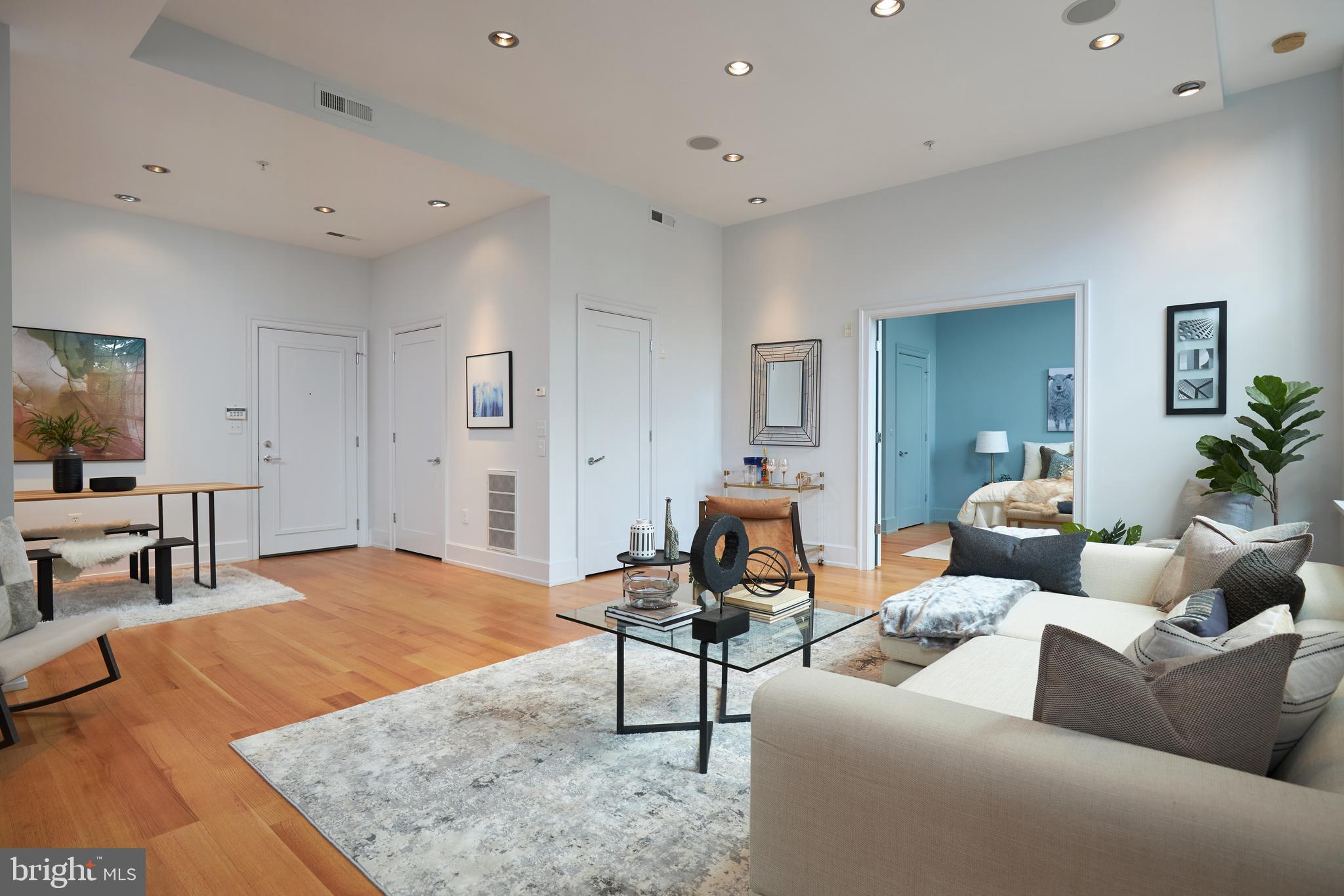 2516 Q Street Northwest, Unit Q202 Washington, DC 20007 - Photo 4 of 28 Rich Refinished Hardwoods Throughout