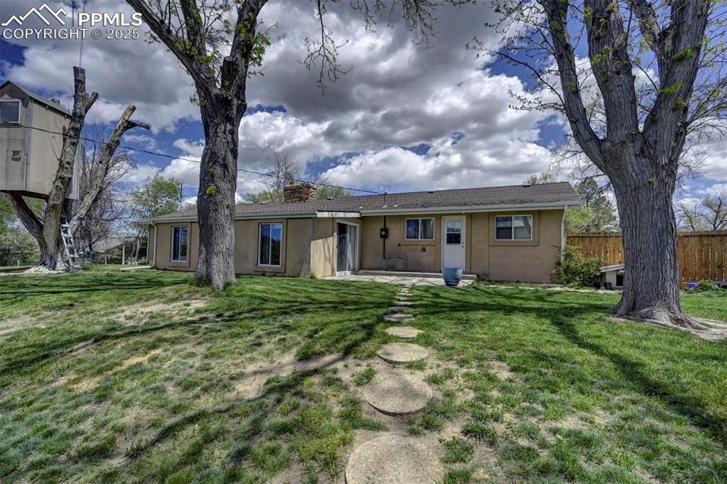 427 Ute Avenue Simla, CO 80835 - Photo 40 of 49 a view of a house with a yard
