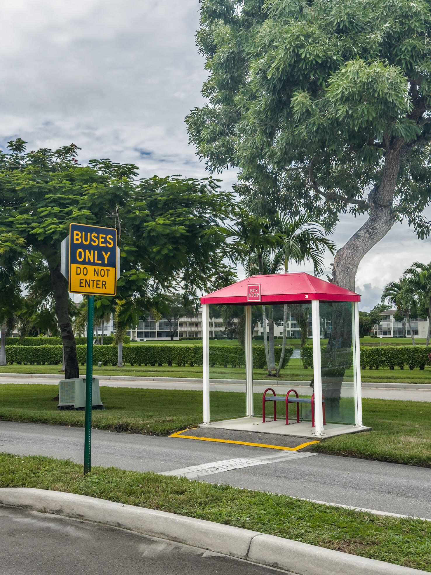127 Mansfield D Boca Raton, FL 33434 - Photo 23 of 27 a view of a park with welcome board