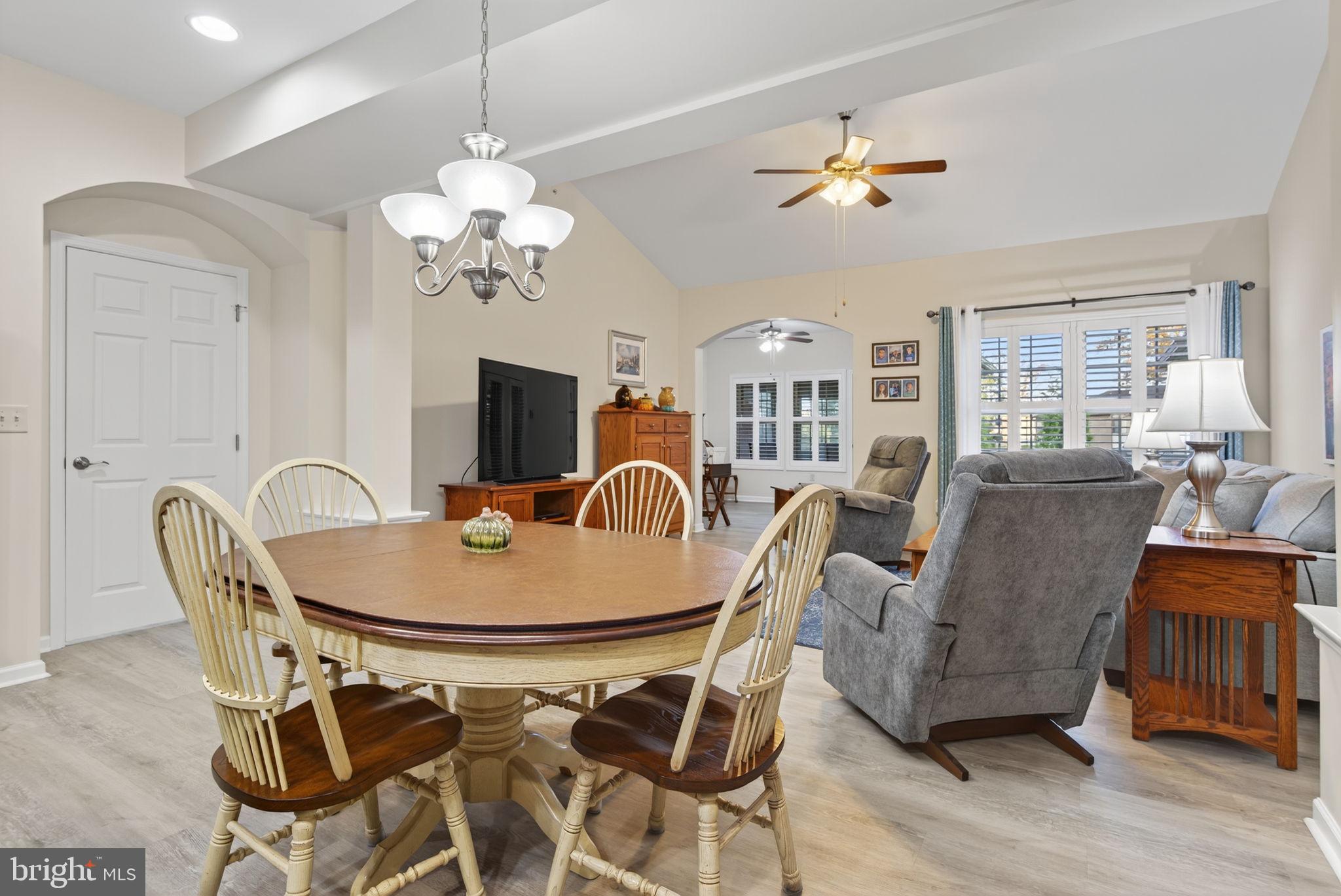 1334 Woodcrest Court Mount Joy, PA 17552 - Photo 11 of 37 a dining room with furniture and chandelier