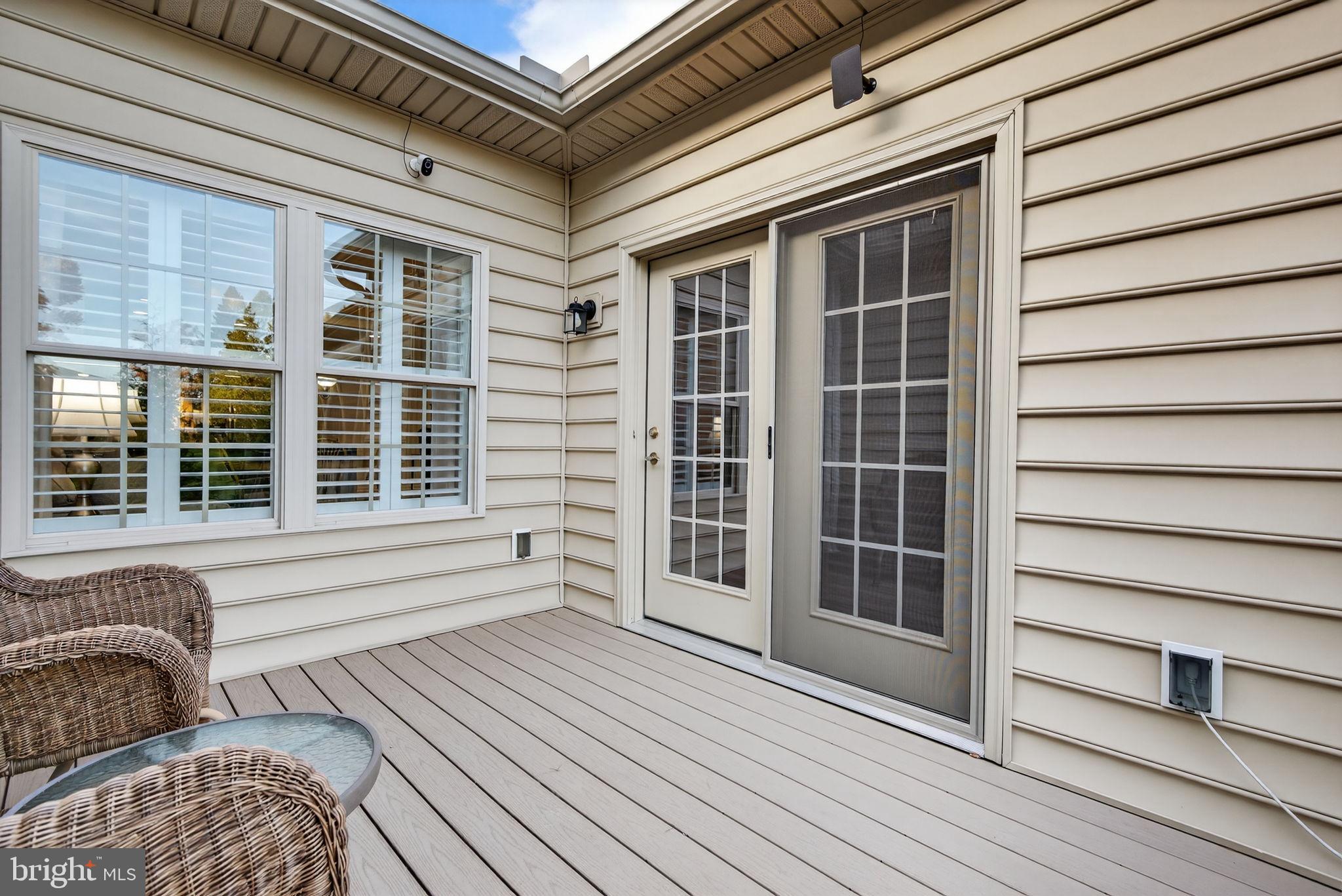 1334 Woodcrest Court Mount Joy, PA 17552 - Photo 25 of 37 a view of a balcony with wooden floor and windows