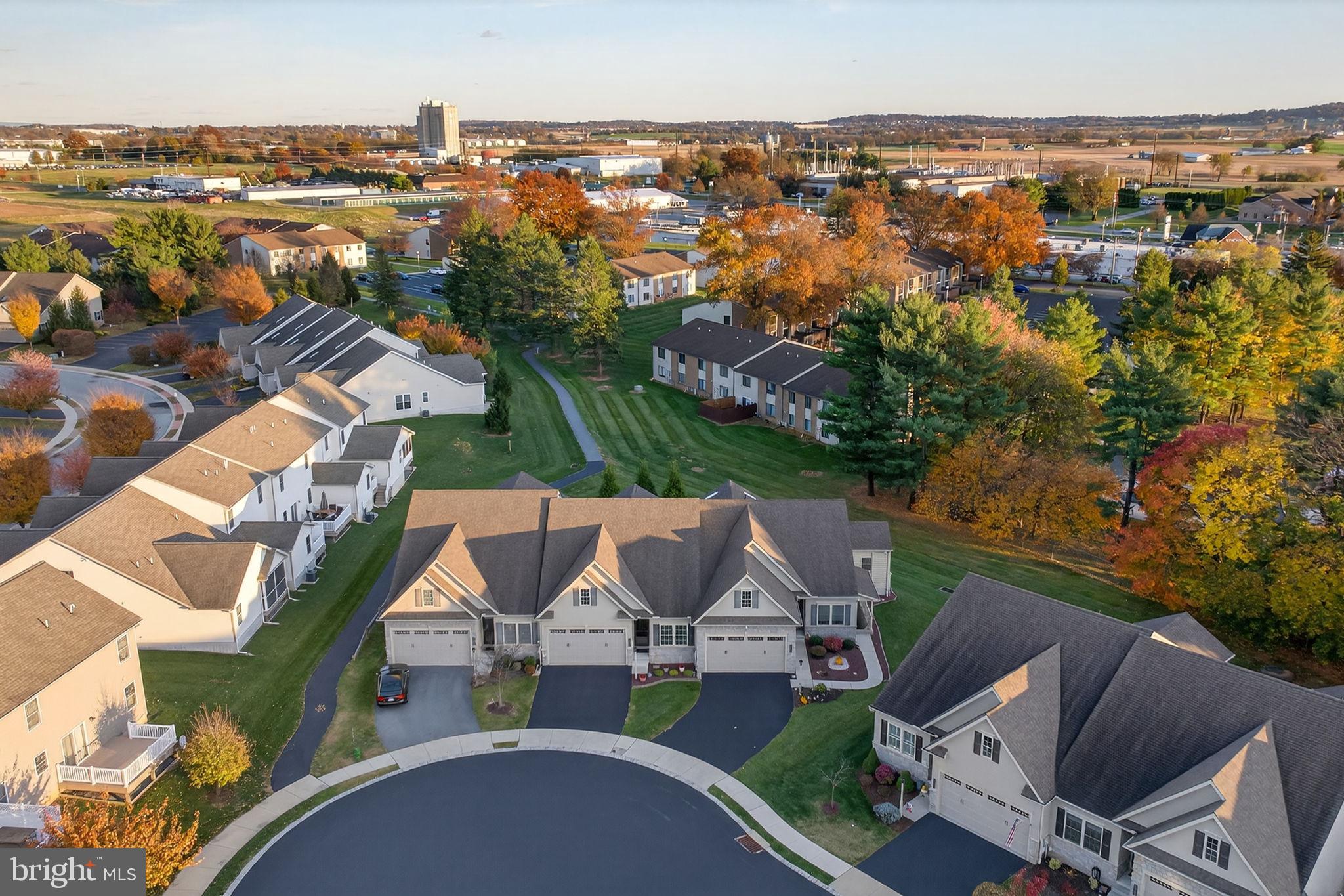 1334 Woodcrest Court Mount Joy, PA 17552 - Photo 34 of 37 an aerial view of a house with a garden