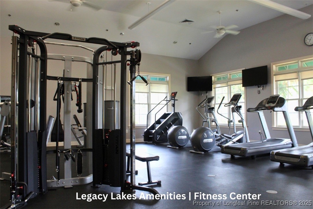 653 Watauga Lane Aberdeen, NC 28315 - Photo 34 of 38 a view of a room with gym equipment