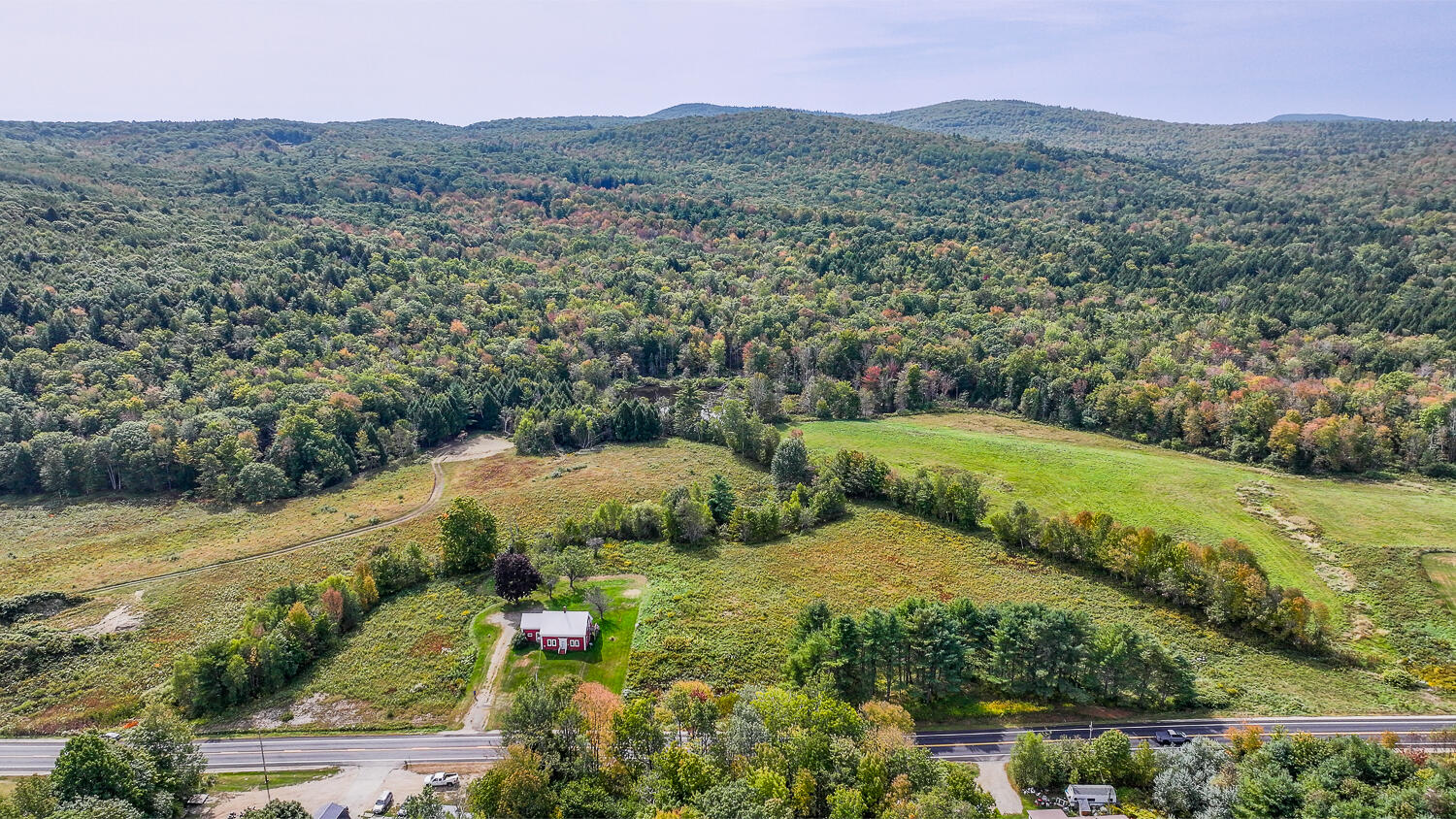1079 Belfast Road Knox, ME 04986 - Photo 14 of 49 Aerial View of Home and Land